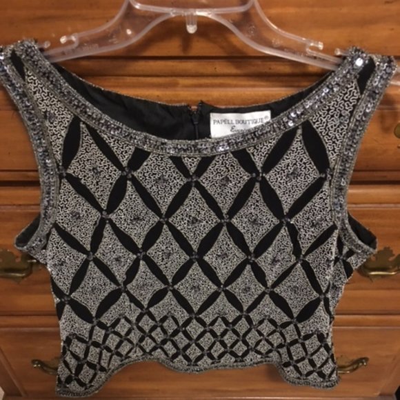 Beautiful Formal Top   Size Large  Silk - Picture 1 of 8